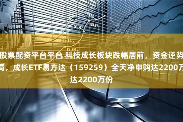 股票配资平台平台 科技成长板块跌幅居前，资金逆势布局，成长ETF易方达（159259）全天净申购达2200万份