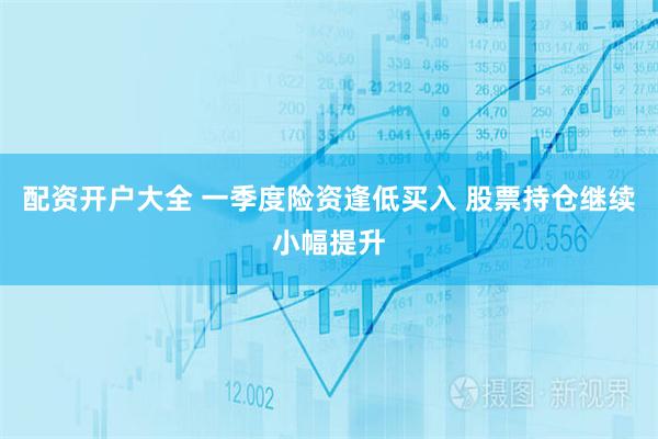 配资开户大全 一季度险资逢低买入 股票持仓继续小幅提升